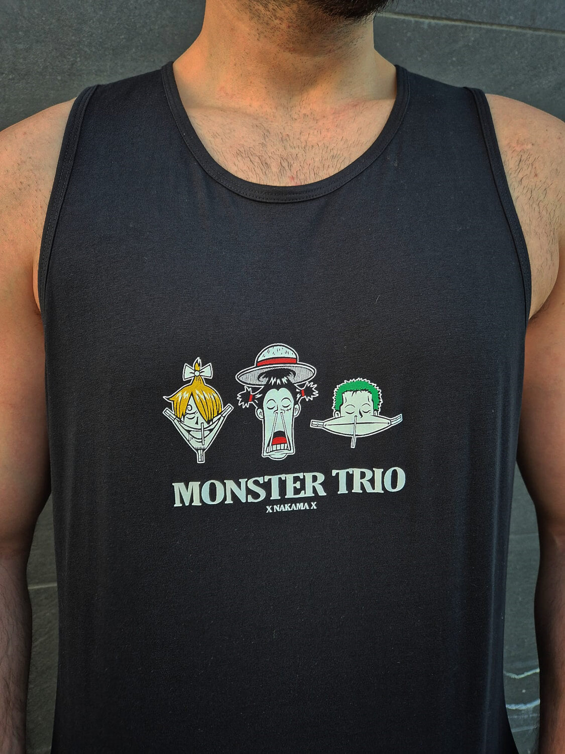 CAMISETA TIRANTES MONSTER TRIO