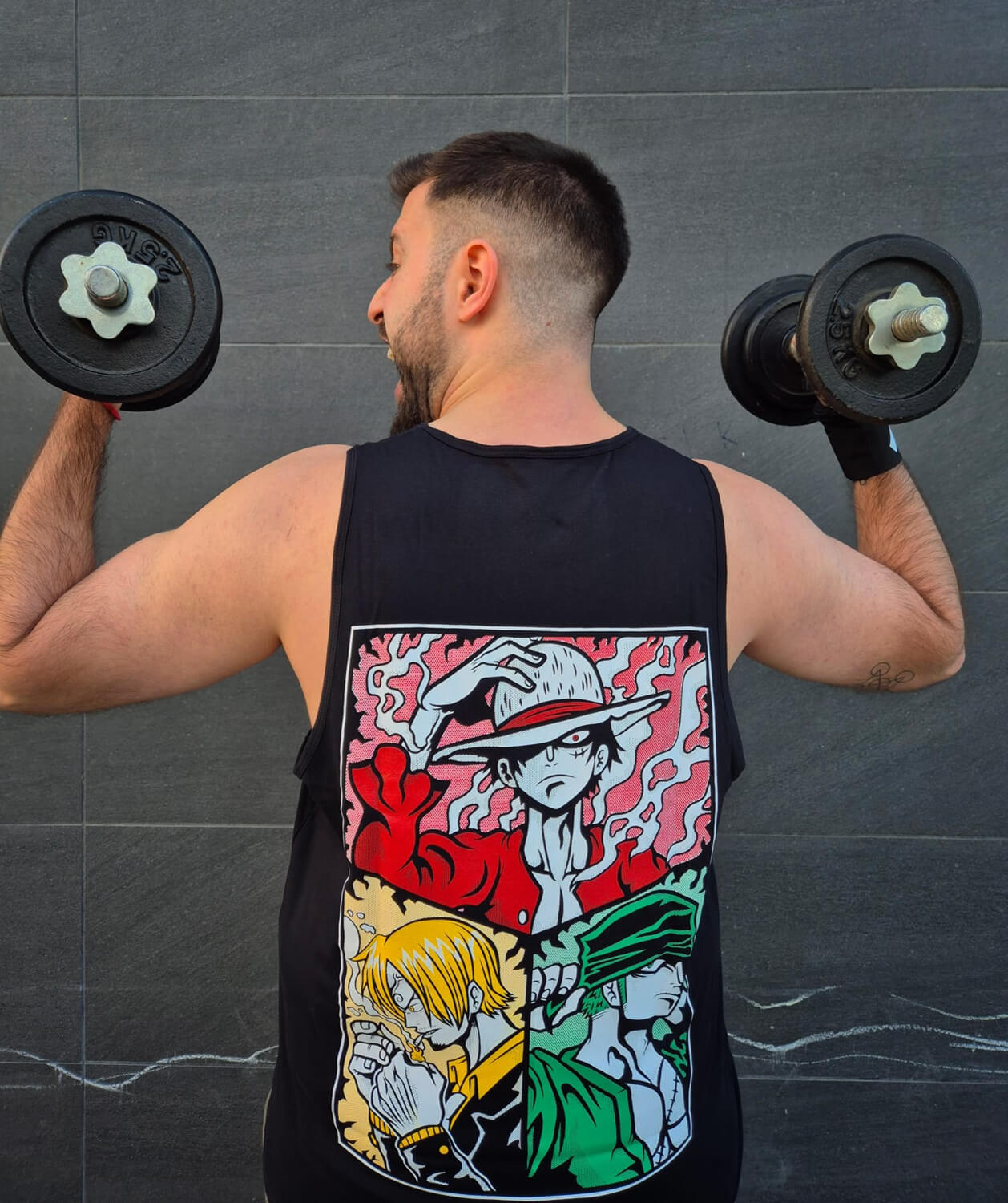 CAMISETA TIRANTES MONSTER TRIO