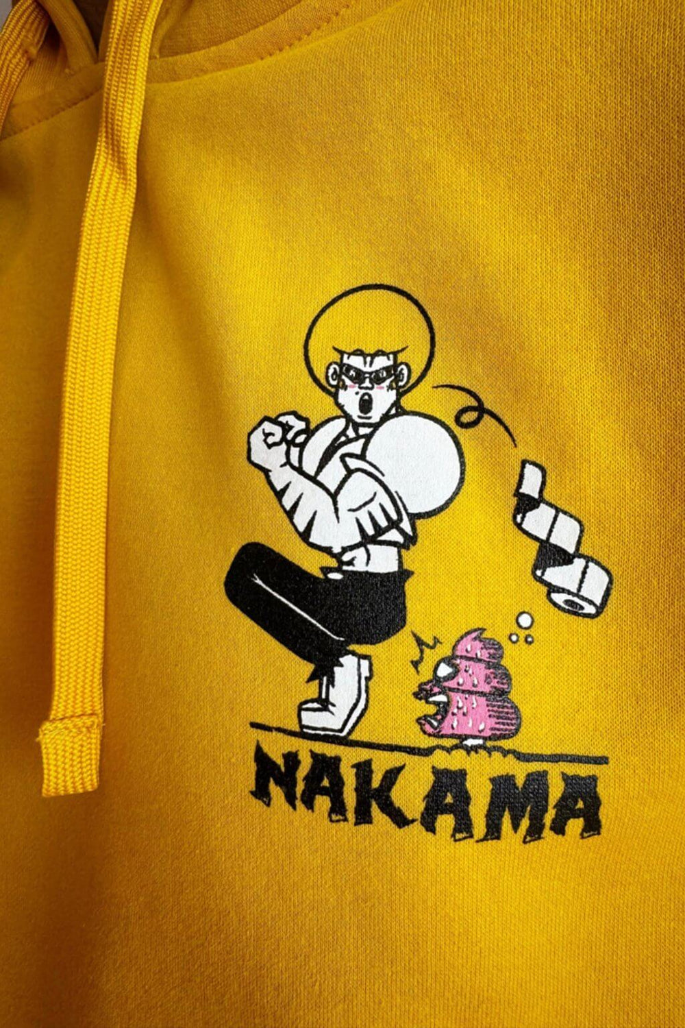 Model wearing Ice Cream Power anime hoodie - Nakama Clothing