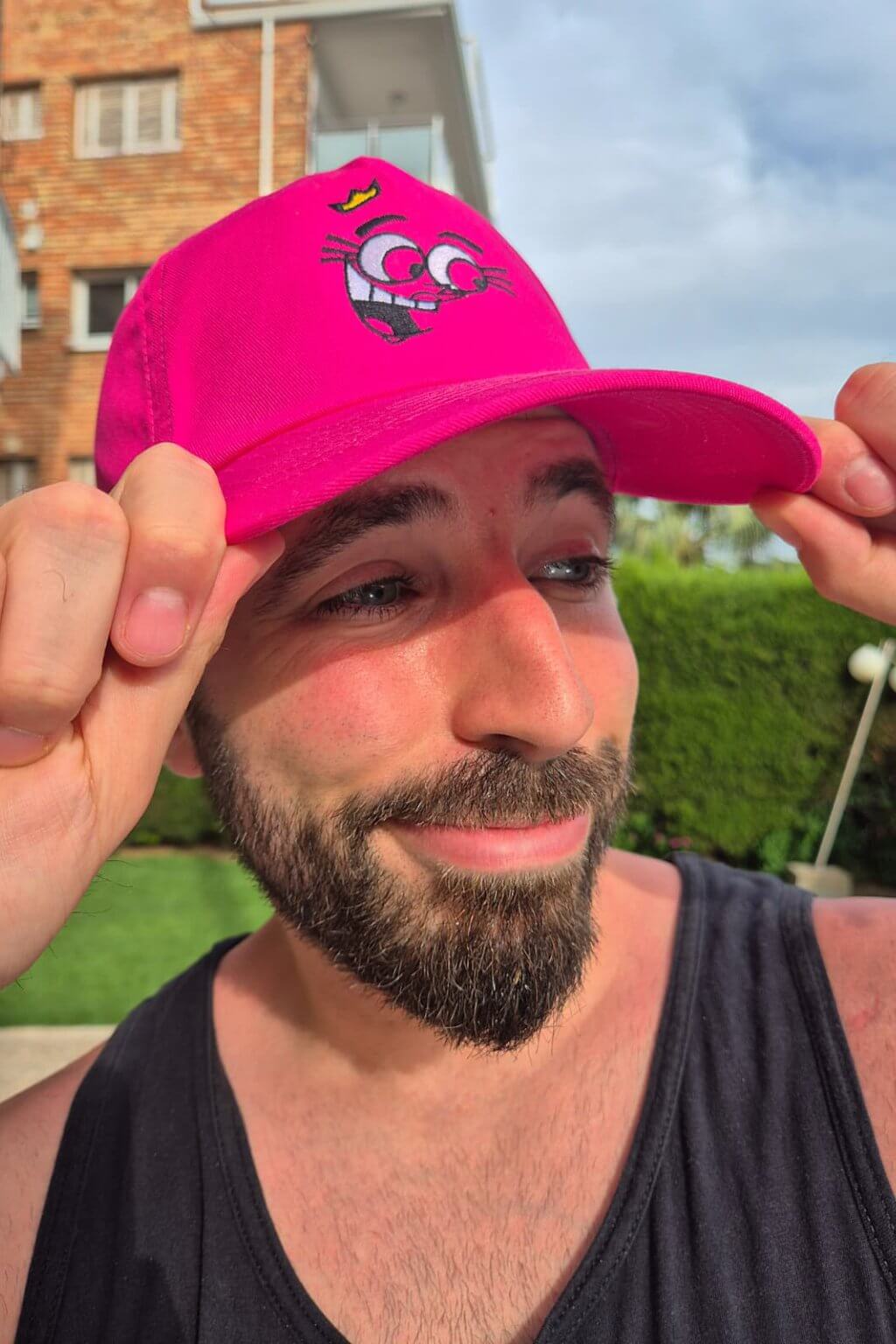 PINK ODD PARENT CAP