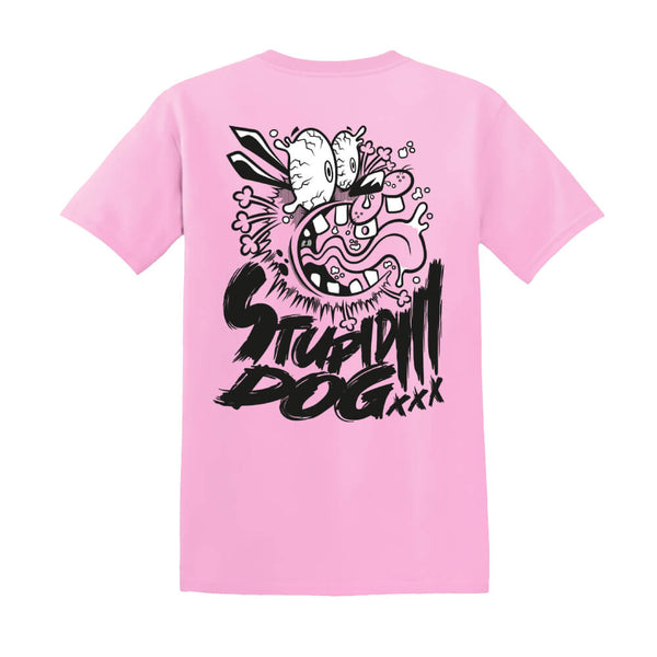 Stupid Dog cartoon t-shirt and stickers - Nakama Clothing