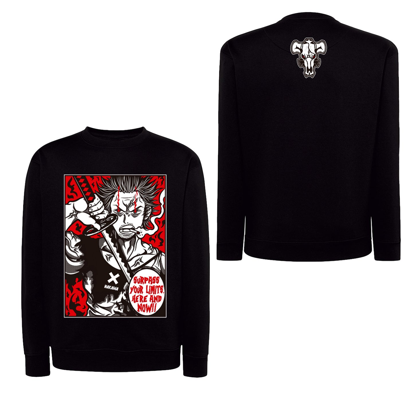 SWEATSHIRT CAPTAIN BLACK BULL