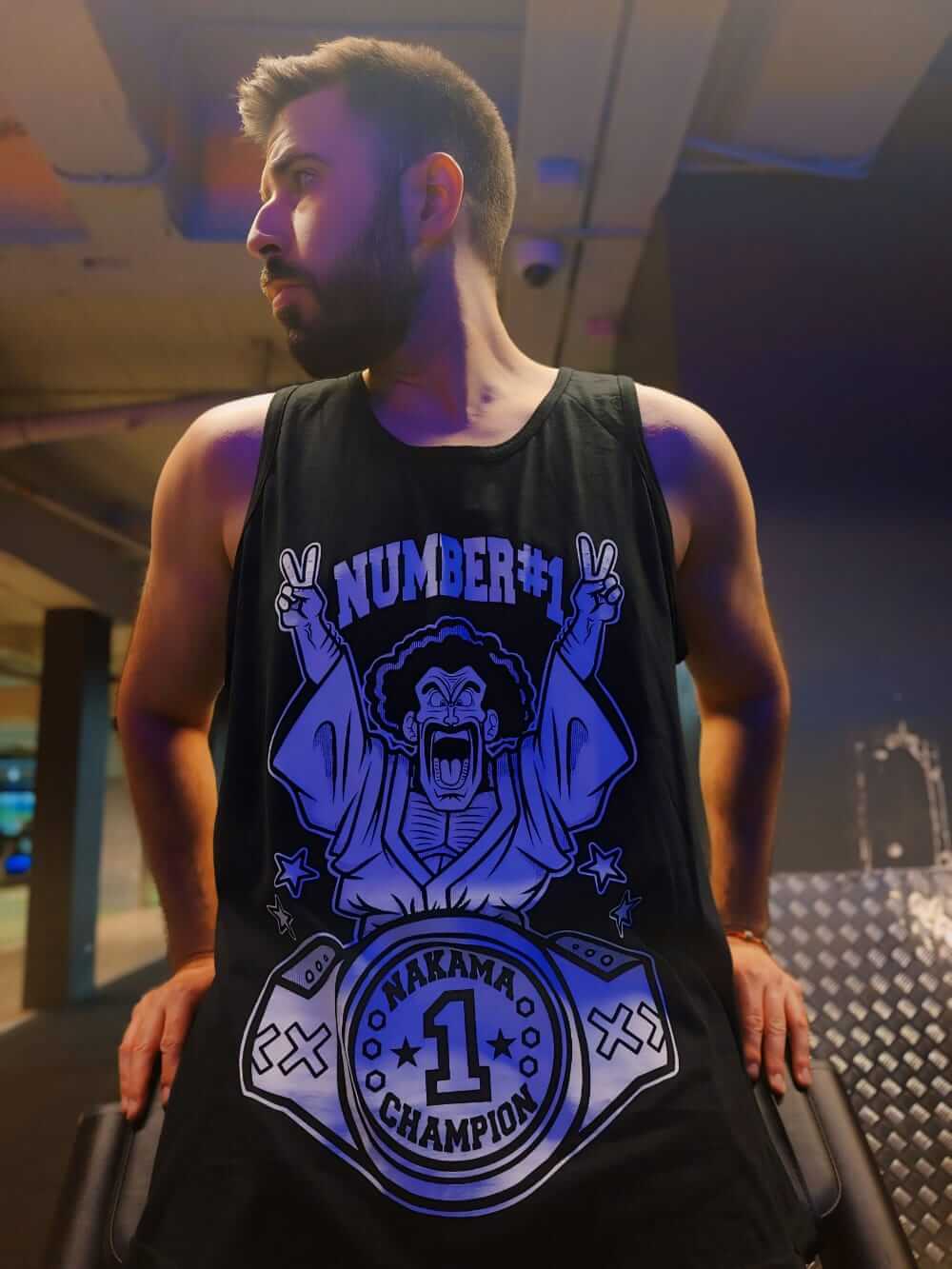 THE STRONGEST HUMAN TANK TOP + BOTTLE