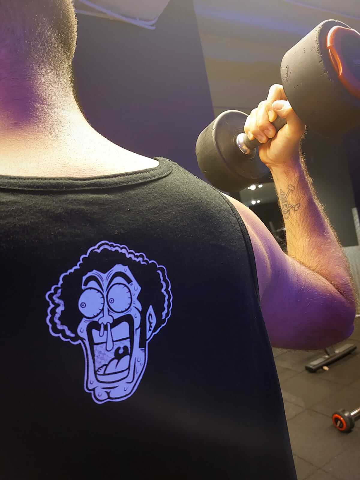 THE STRONGEST HUMAN TANK TOP + BOTTLE