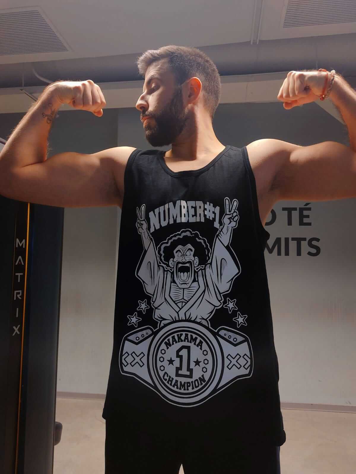 THE STRONGEST HUMAN TANK TOP + BOTTLE