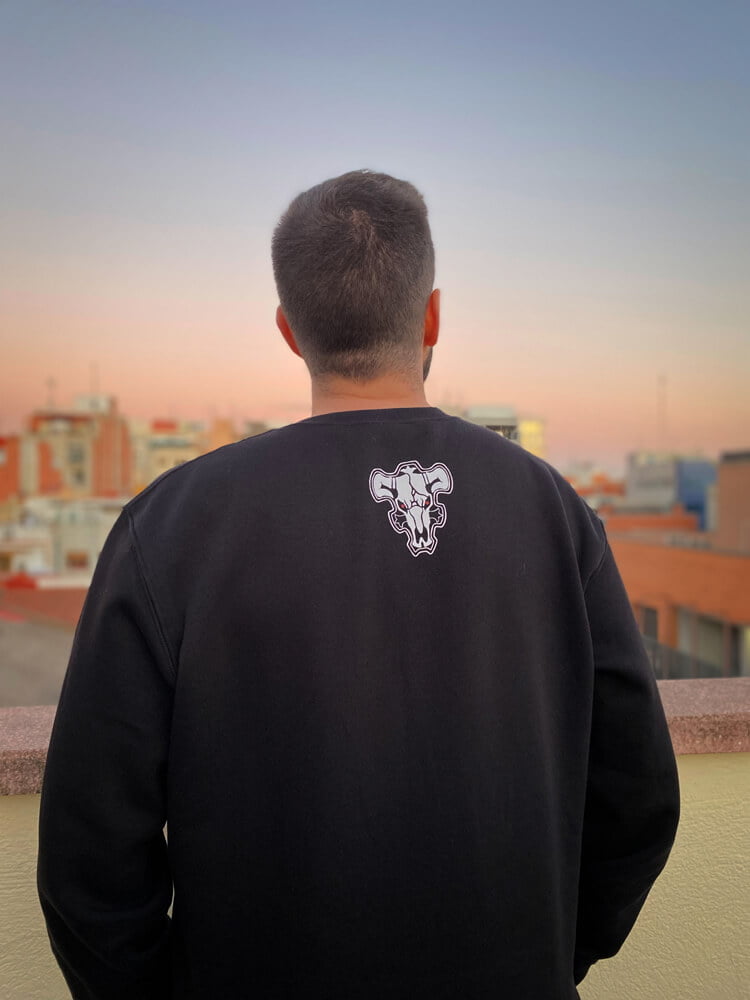 SWEATSHIRT CAPTAIN BLACK BULL