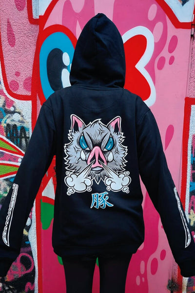 Brave Pig anime hoodie - photo 6 - Nakama Clothing