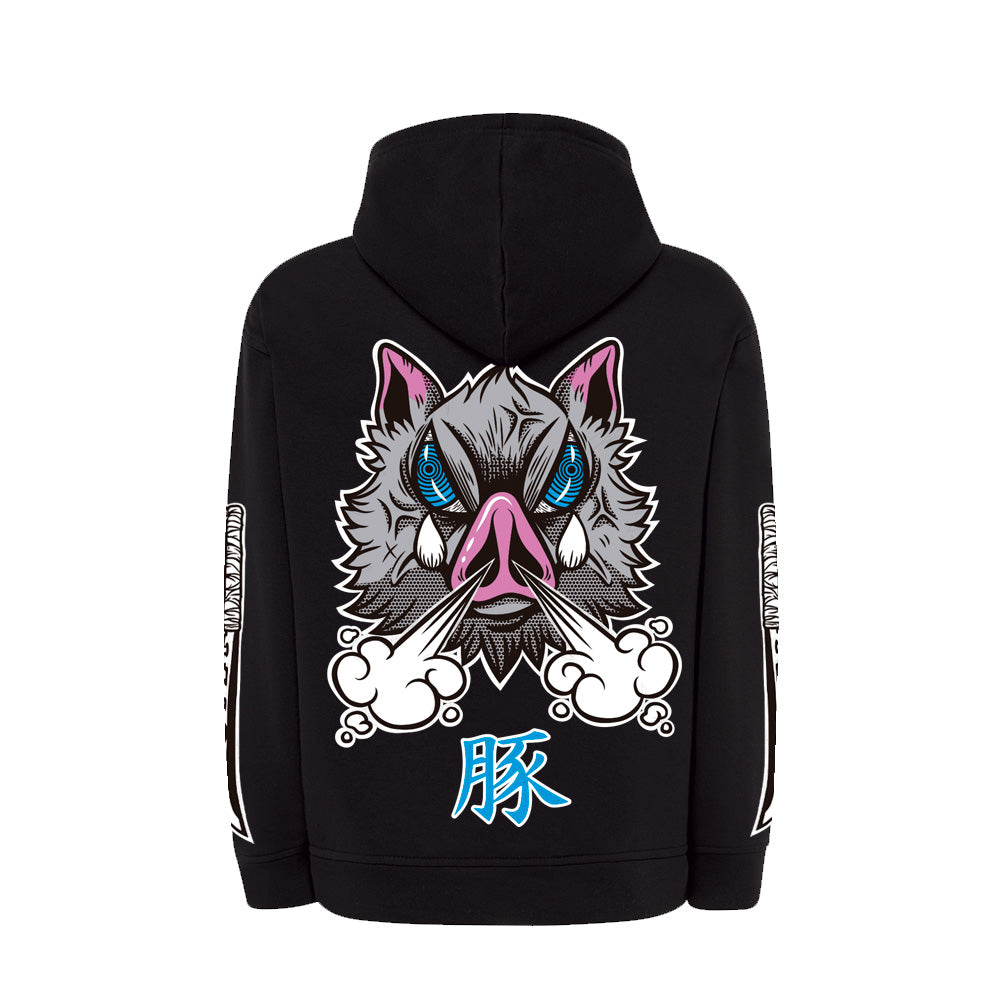 Brave Pig anime hoodie - Nakama Clothing