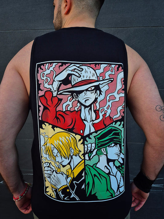 CAMISETA TIRANTES MONSTER TRIO