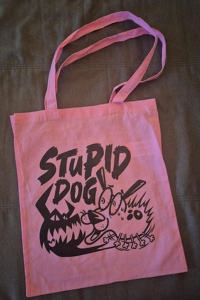 Stupid Dog cartoon tote bag - photo 3 - Nakama Clothing