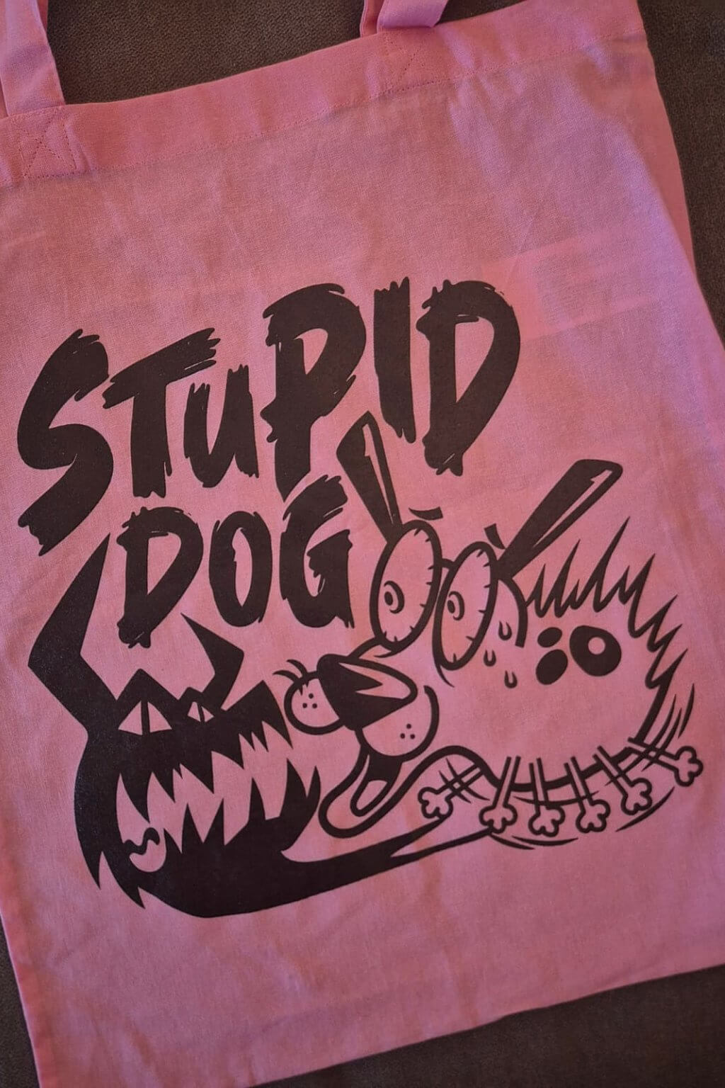 TOTE BAG STUPID DOG