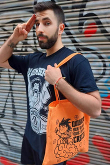 Childhood anime tote bag detail - Nakama Clothing