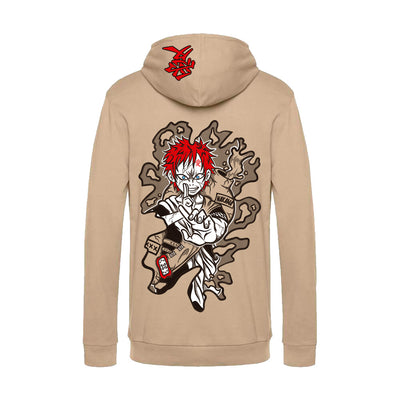 Demon Sand anime hoodie front view - Nakama Clothing
