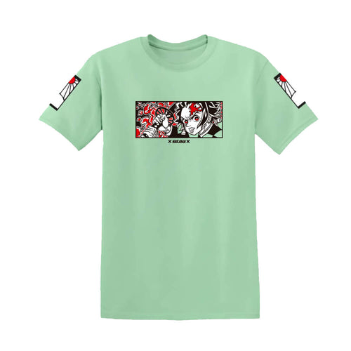 Demon Killer anime t-shirt front view - Nakama Clothing