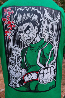 Drunk Killer anime t-shirt detail - Nakama Clothing