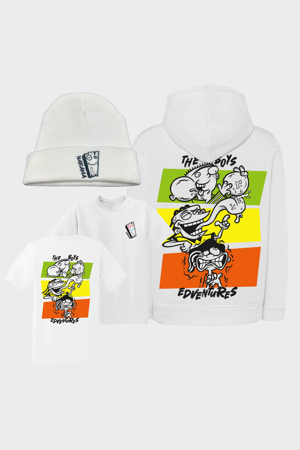 PACK EDVENTURES (T-SHIRT + SWEAT-SHIRT + BONNET)
