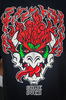 Final Boss gamer t-shirt detail - Nakama Clothing