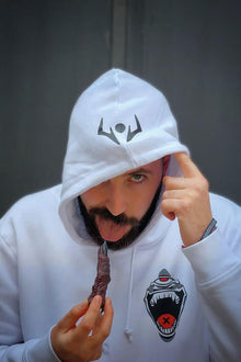 Finger Maldition anime hoodie detail - Nakama Clothing