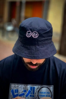 Fire Donut anime bucket hat detail - Nakama Clothing