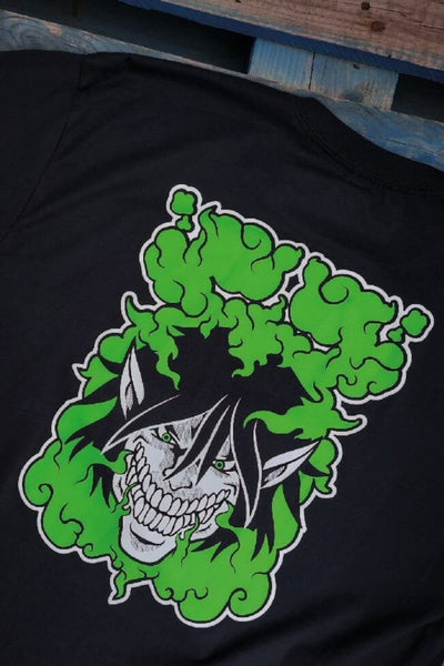 Giant anime t-shirt detail - Nakama Clothing