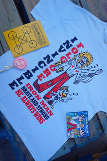 Invincible Man anime t-shirt detail - Nakama Clothing