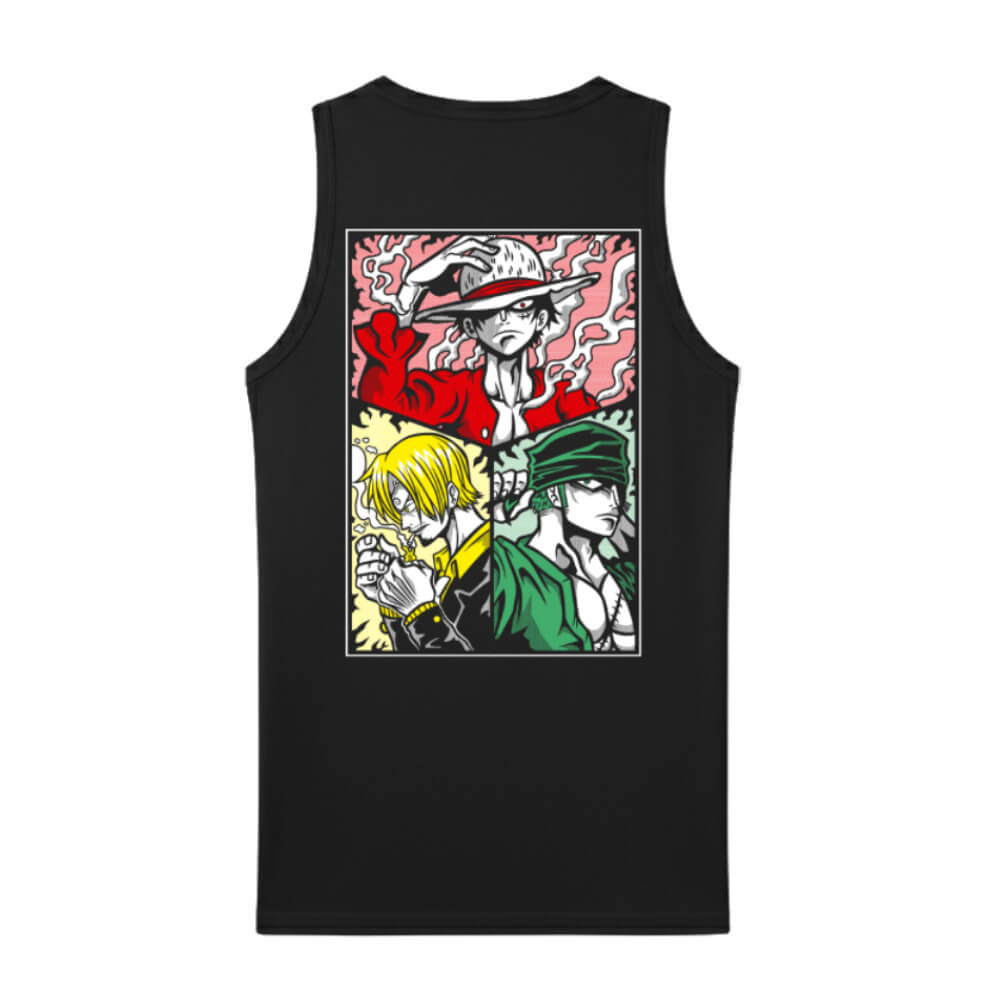 Three Legends anime tank top - Nakama Clothing