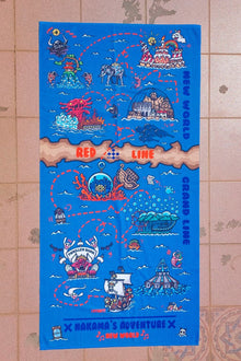 New World anime towel front view - Nakama Clothing