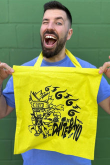 Ninja anime tote bag front view - Nakama Clothing