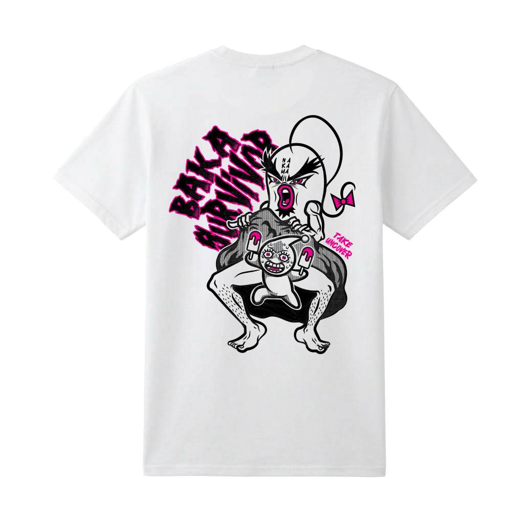 Nude Power anime t-shirt and condom - Nakama Clothing