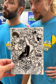 Model with Crazy anime pack - Nakama Clothing