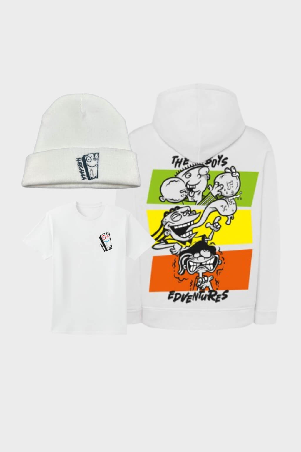 PACK EDVENTURES (CAMISETA + SUDADERA + GORRO)