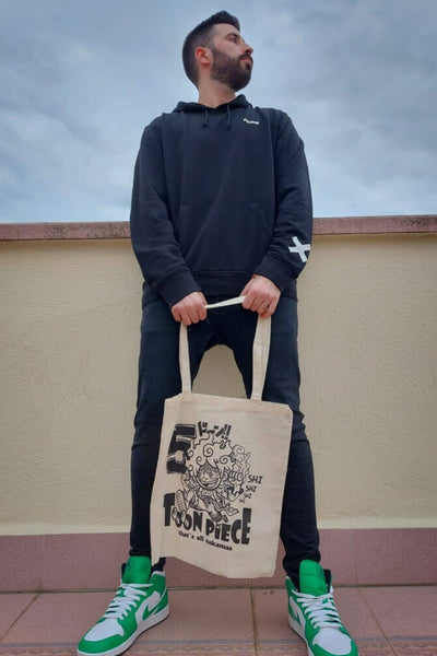 Pirate Toon anime tote bag detail - Nakama Clothing
