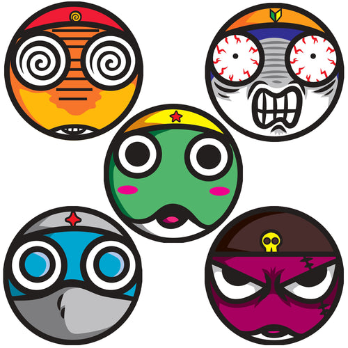 Alien Frog anime coaster - Nakama Clothing