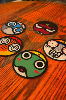 Alien Frog anime coaster detail - Nakama Clothing