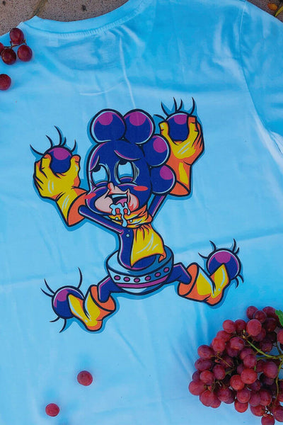 Power of Grapes anime t-shirt detail - Nakama Clothing