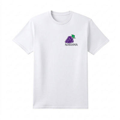 Power of Grapes anime t-shirt front view - Nakama Clothing