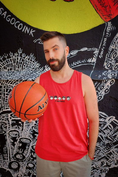 Red Genius anime tank top - photo 6 - Nakama Clothing