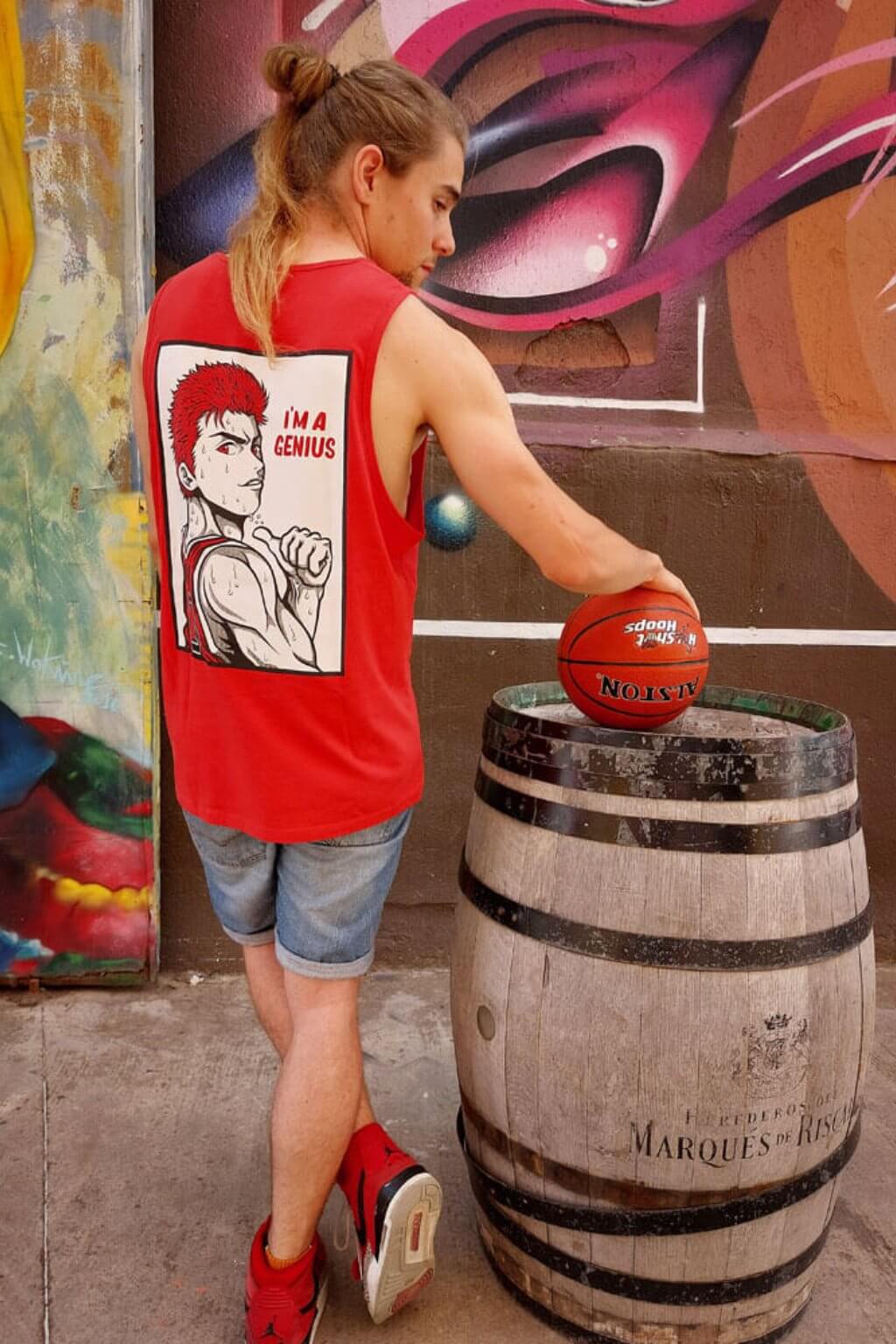 RED GENIUS TANK TOP