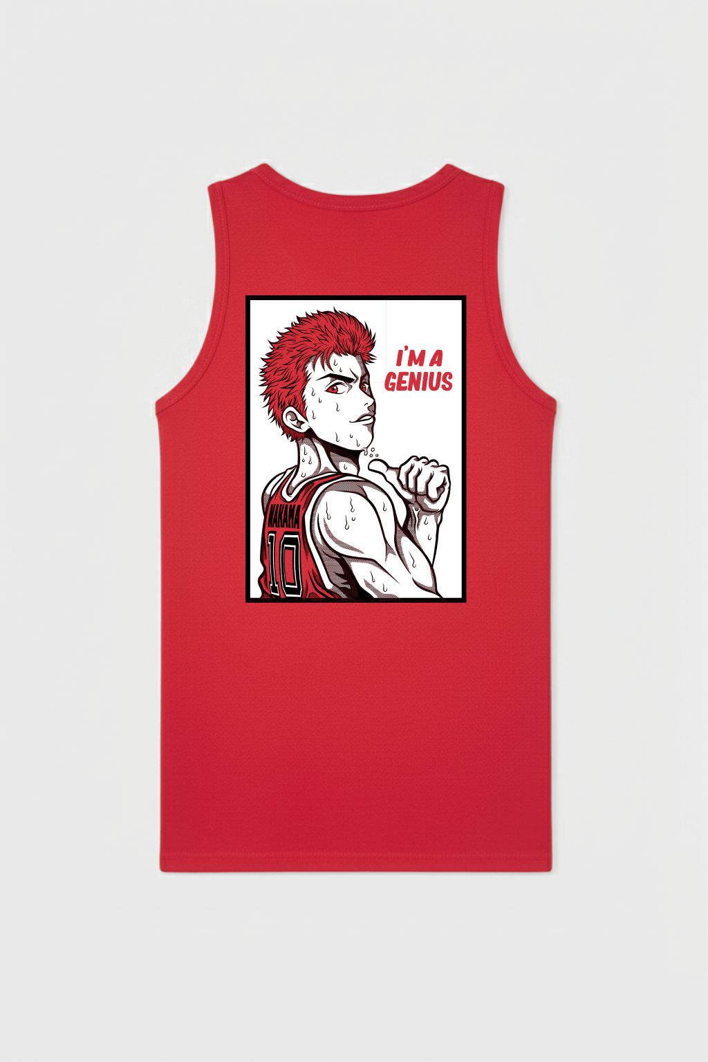 RED GENIUS TANK TOP