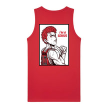 Red Genius anime tank top - Nakama Clothing