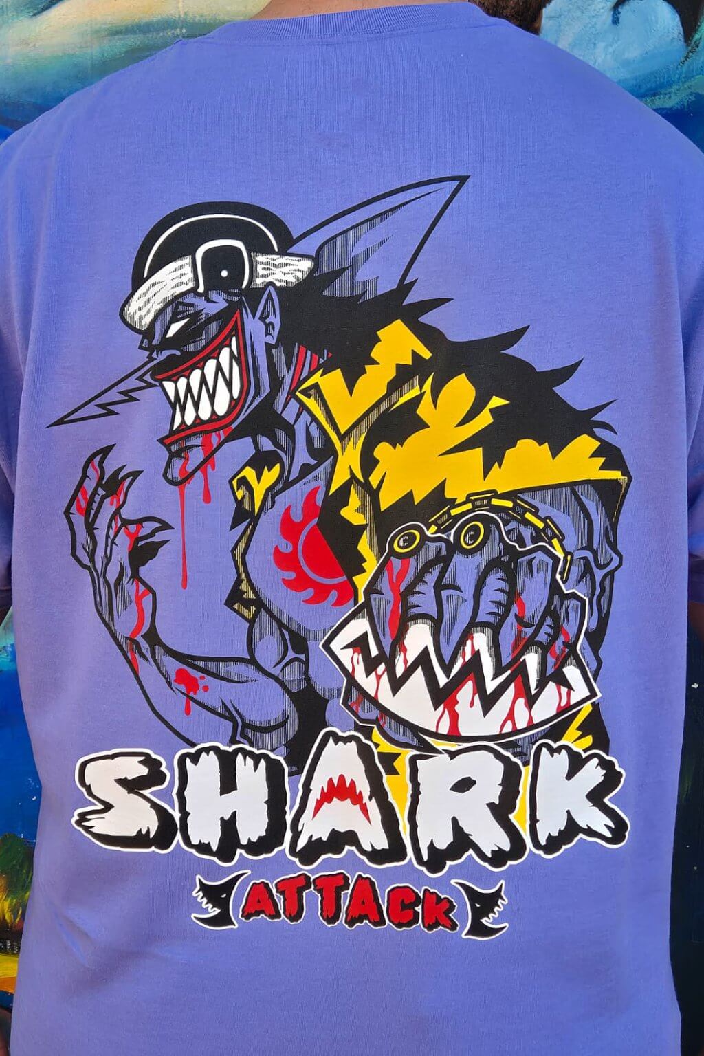 SHARK ATTACK T-SHIRT + TATTOO