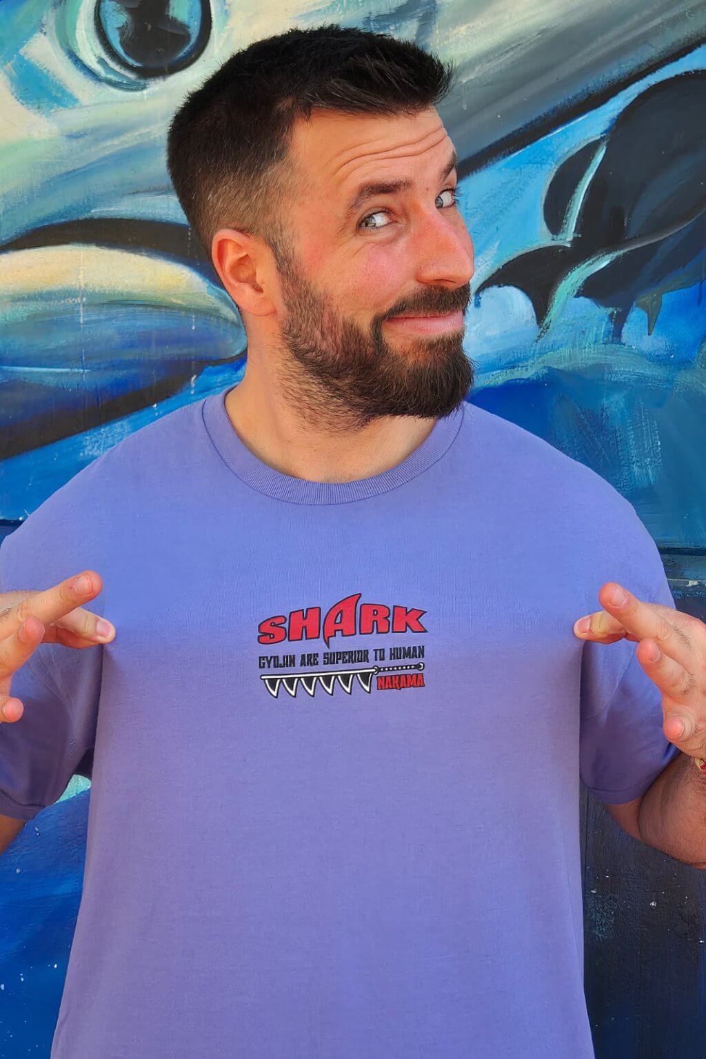 SHARK ATTACK T-SHIRT + TATTOO