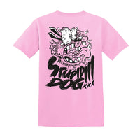 T-SHIRT + STICKERS STUPID DOG