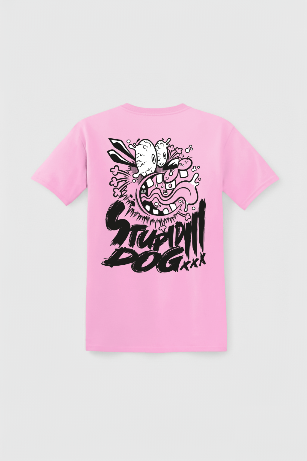 T-SHIRT + STICKERS STUPID DOG 