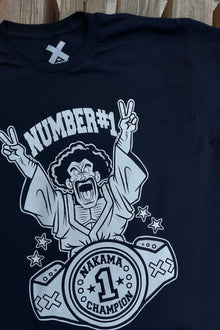 The Strongest Human anime t-shirt detail - Nakama Clothing