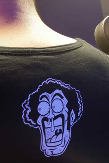 Model wearing The Strongest Human anime t-shirt - Nakama Clothing
