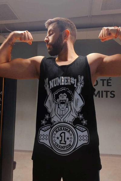 The Strongest Human anime tank top and bottle - photo 9 - Nakama Clothing