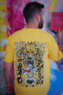 Model wearing Thunder King anime t-shirt - Nakama Clothing