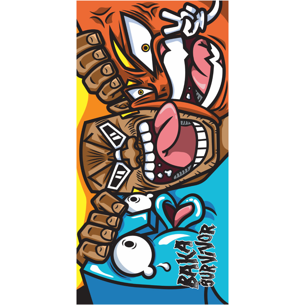 CRAZY BEACH TOWEL + BALL
