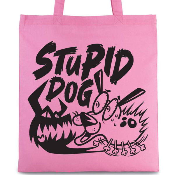 Stupid Dog cartoon tote bag - photo 1 - Nakama Clothing